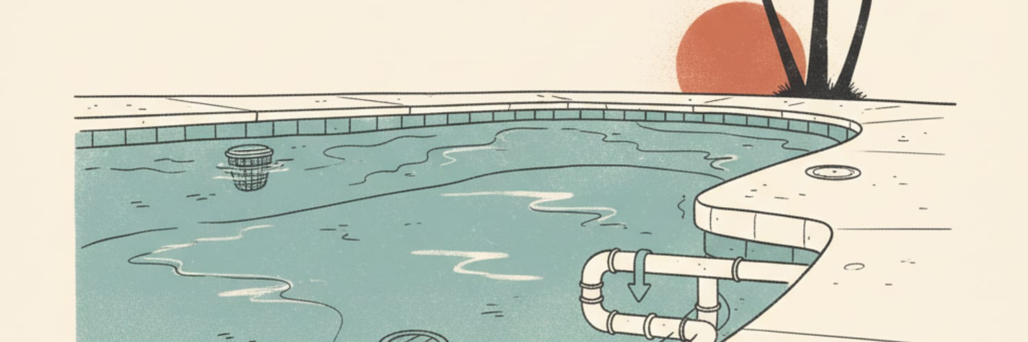Emergency Pool Service illustration for homeowners in Bonsall, California