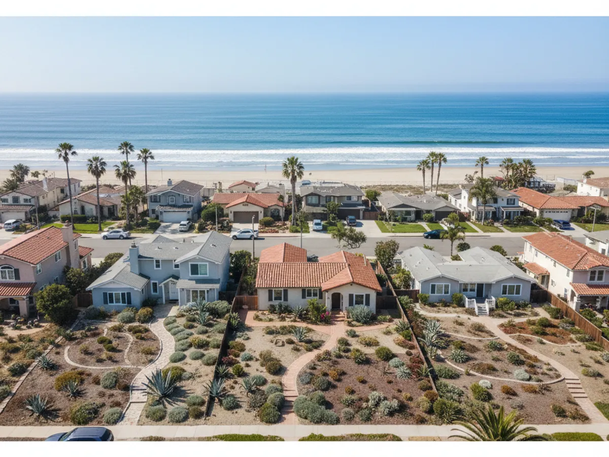 Coastal San Diego County neighborhood near Coronado